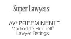 SuperLawyers, AV Preeminent Martindale-Hubbell Lawyer Ratings 